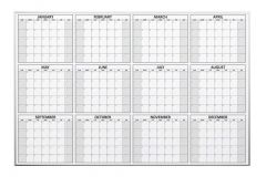 OptiMA® Twelve Month Dry Erase Planning Calendars
