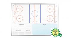 Wall Mounted Ice Hockey Dry Erase Board