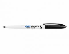 Black Single Expo Vis-a-Vis Wet Erase Marker Fine Point