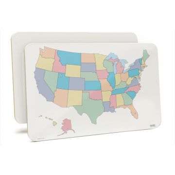 OptiMA® Student Lap Board with US Map